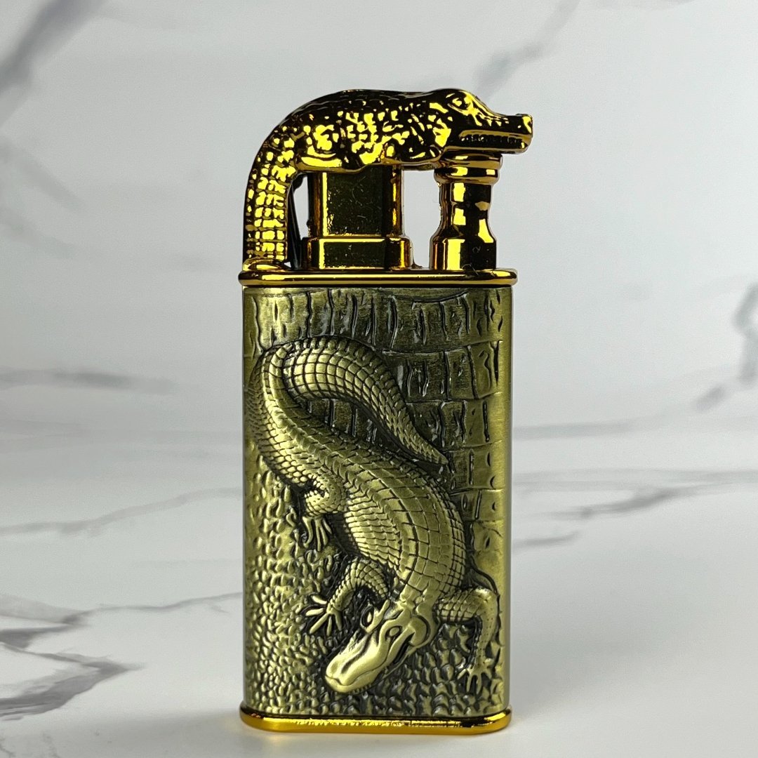 ENGRAVED CROC LIGHTERS - LuxuryFlameCo