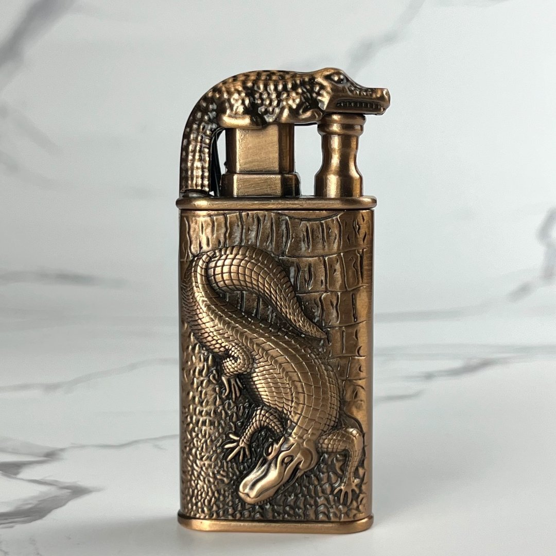 ENGRAVED CROC LIGHTERS - LuxuryFlameCo