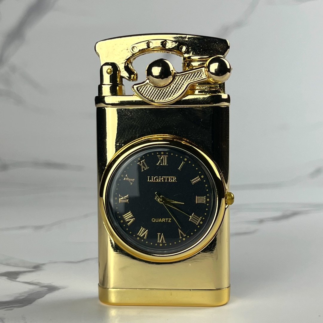 LEVER CLOCK LIGHTER - LuxuryFlameCo