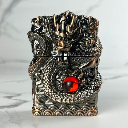 REINFORCED DRAGON ZIPPO LIGHTER - LuxuryFlameCo