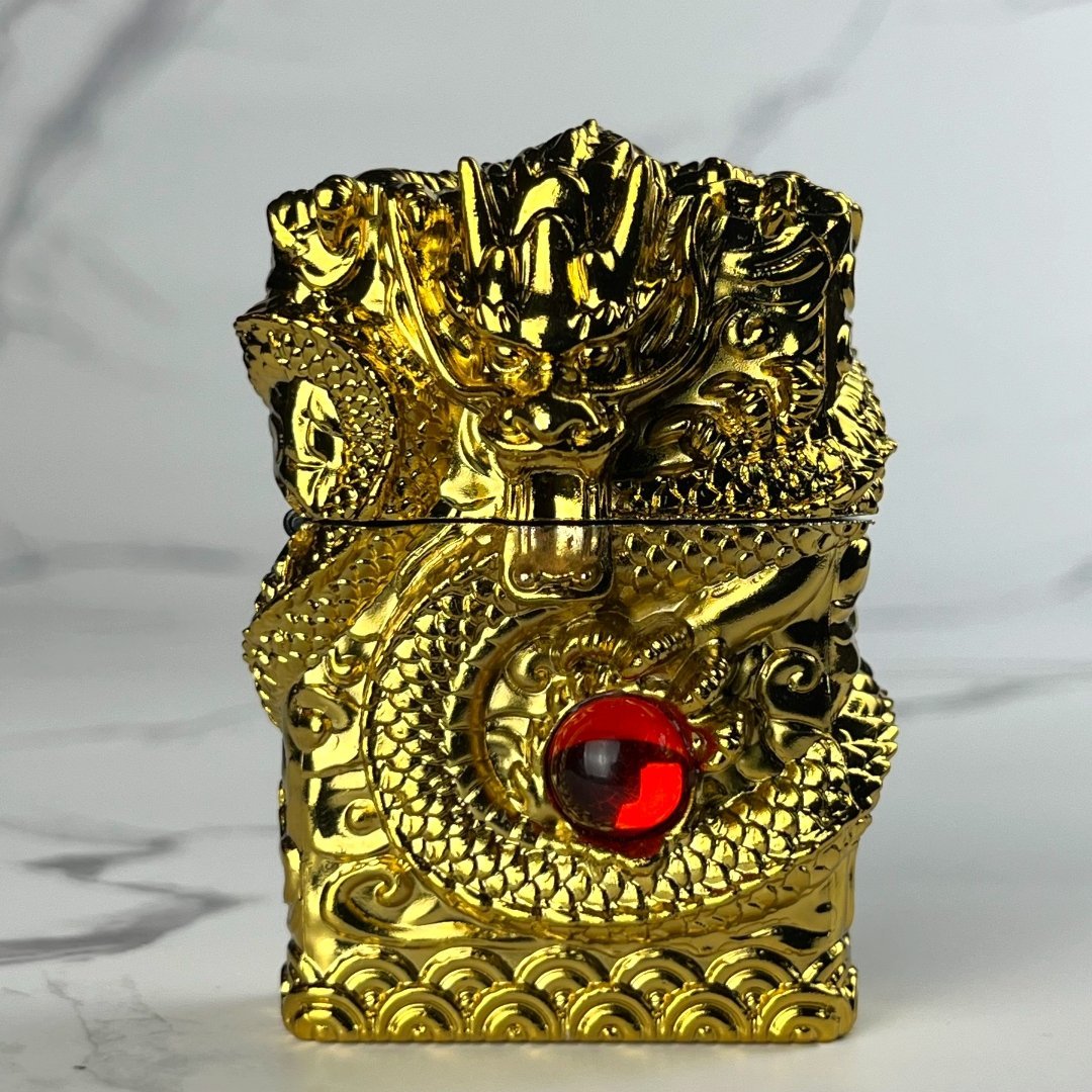 REINFORCED DRAGON ZIPPO LIGHTER - LuxuryFlameCo